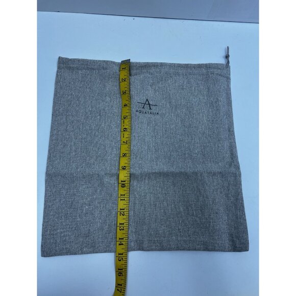 Aquatalia Drawstring Storage Travel Dust Bag  100% Cotton Gray New - Picture 2 of 6